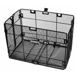 Basil Catania Rad-Klappkorb, Schwarz 33 X 20 X 23 Cm