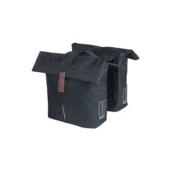 Basil City Fahrrad Doppeltasche MIK, 28-32L, Schwarz