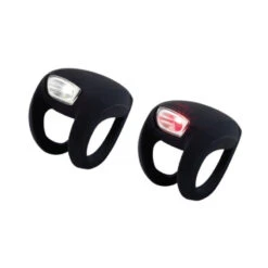 Knog Lichtset Frog Strobe Front Und Rear Incl Batterien Black