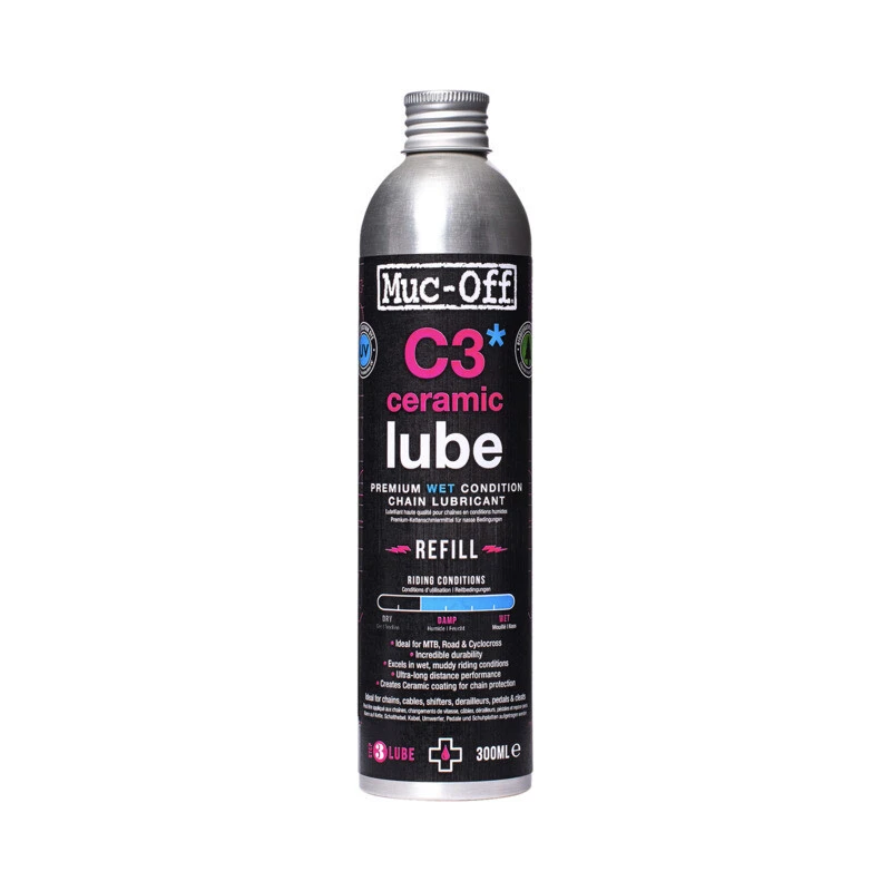 Muc-Off C3 Wet Ceramic Lube 300ml 1 Muc-Off C3 Wet Ceramic Lube 300ml